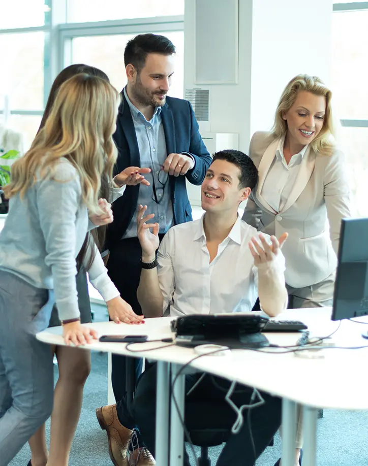 Consultants advising business founders